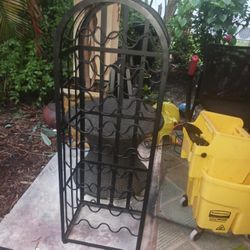 44inht By 18in Wd Cast Iron Gorgeous Wine Rack 30 Firm