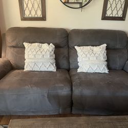 Reclining Sofa and Loveseat 