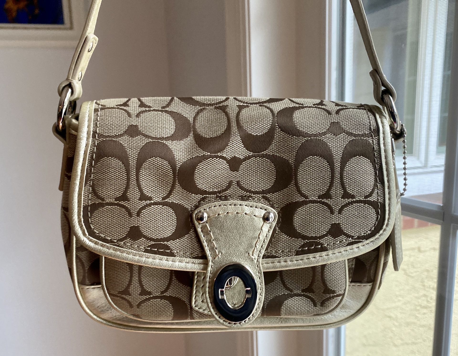 COACH Signature Small Penny Flap Shoulder Bag for Sale in Bridgewater  Township, NJ - OfferUp