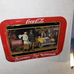 Coca-Cola Metal Sign Tray