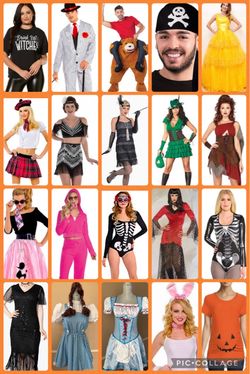 LAST MINUTE ADULT 🎃 HALLOWEEN 🎃 COSTUMES 👻 $10 & UP 🔥 New & Pre-loved 😉Available for immediate pick up 🌟Near Washington Ave & English St. S.A.