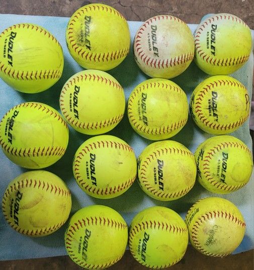 Lot of 15 Slowpitch Softballs for Sale in La Habra Heights, CA OfferUp