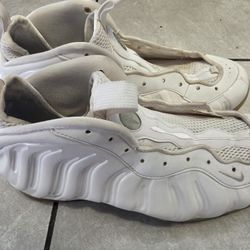 White Foamposites **Size 12**