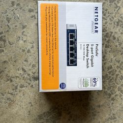 Net Gear 5 Port Gigabit Switch 