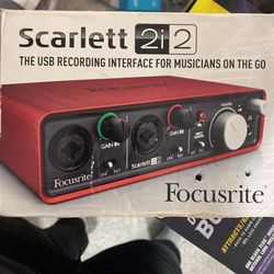 Scarlett Focusrite Interface 