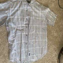 Men’s Dockeys Size Medium Button Up Dry Cleaned