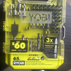 Ryobi Drill And Impact Drive Set