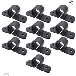 1/2" or 3/4"  Two Hole Standard Pipe Clamp Pack of 10

