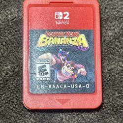 Donkey Kong Bananza Nintendo Switch 2 NO CASE