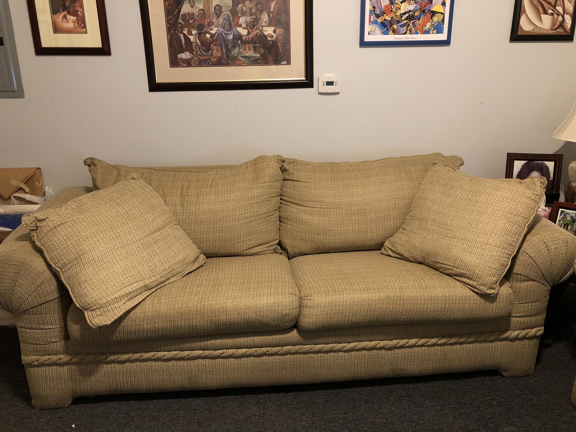 Sofa/queen Sleeper & Loveseat