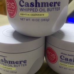 EOS Vanilla Cashmere Whipped Oil Butter.