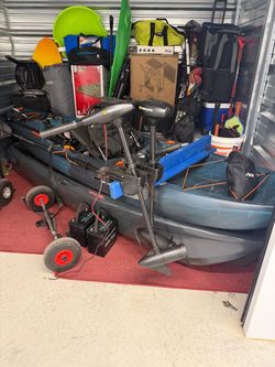 Kayaks with trolling motors