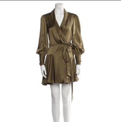 Zimmerman Silk Wrap Dress (mini)