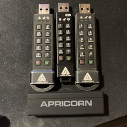 Encrypted 128GB USB Flash Drives - Aegis Apricorn
