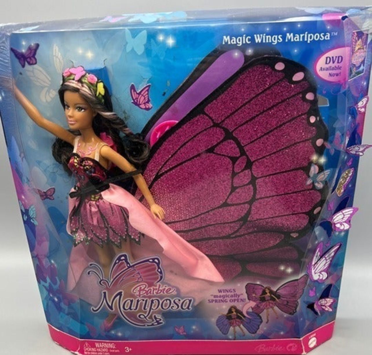 New in Box Hard To Find Barbie Mariposa Doll 