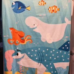 Disney Dory Cozy Fleece Throw Blanket, Kids/Toddler/Baby/Crib
