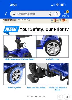 Electric mobility scooter