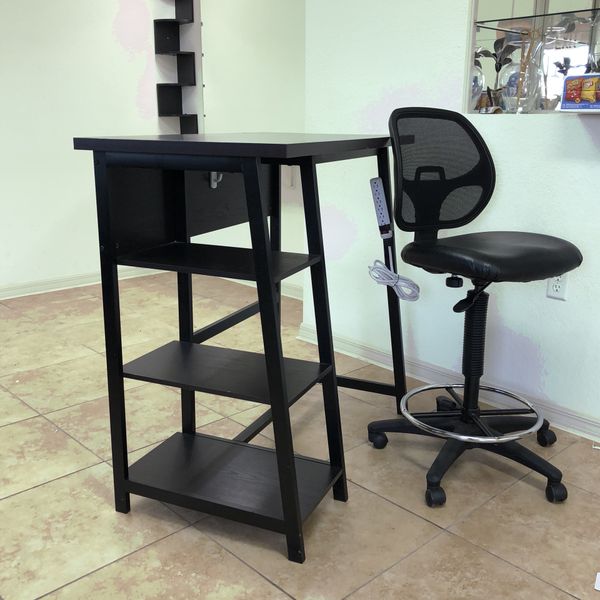 Tall Standing Desk And High Office Chair For Sale In Auburndale