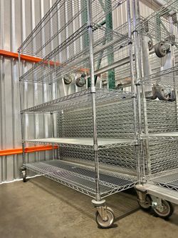 Brand new wholesale and retail brand new industrial grade metal shelves racks 