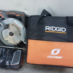 Ridgid GEN5X 18 VOLT Brushless Cordless 7 1/4 in Circular Saw With Battery and  Charger,  Bag