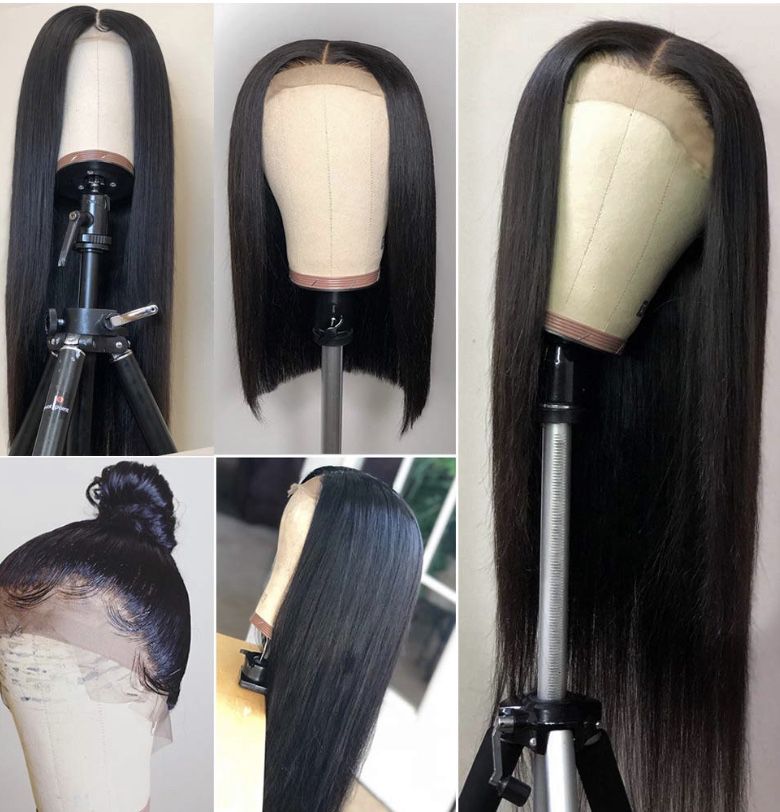 🔥🔥 VIRGIN HUMAN STRAIGHT LACEFRONT WIG 22 Inches 🔥🔥