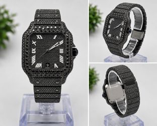 Luxury Automatic Watch – Cartier Style  /  Reloj Automático de Lujo Estilo Cartier
