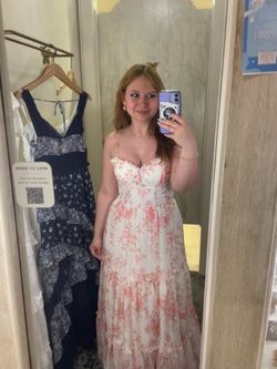 Altar'd State Floral Fluffy Dress