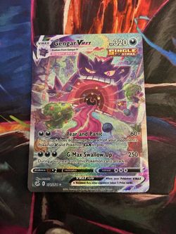 Gengar vmax pokemon card