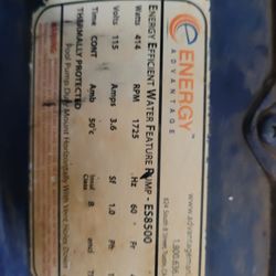Koi Pond Pump Evolution Es8500 