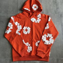 Denim Tears Red Cotton Wreath Hoodie 