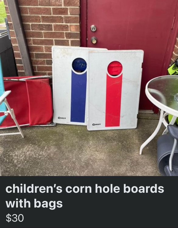 Kids Cornhole Boards