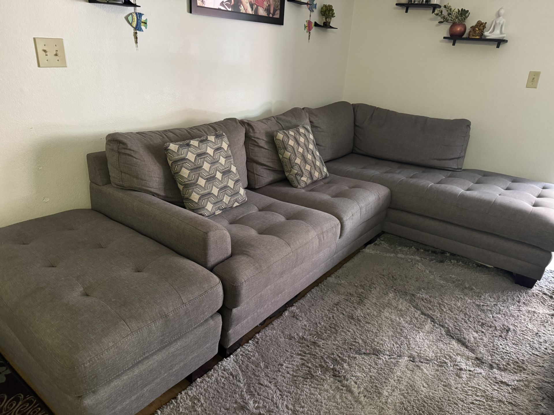 Couch With Ottoman