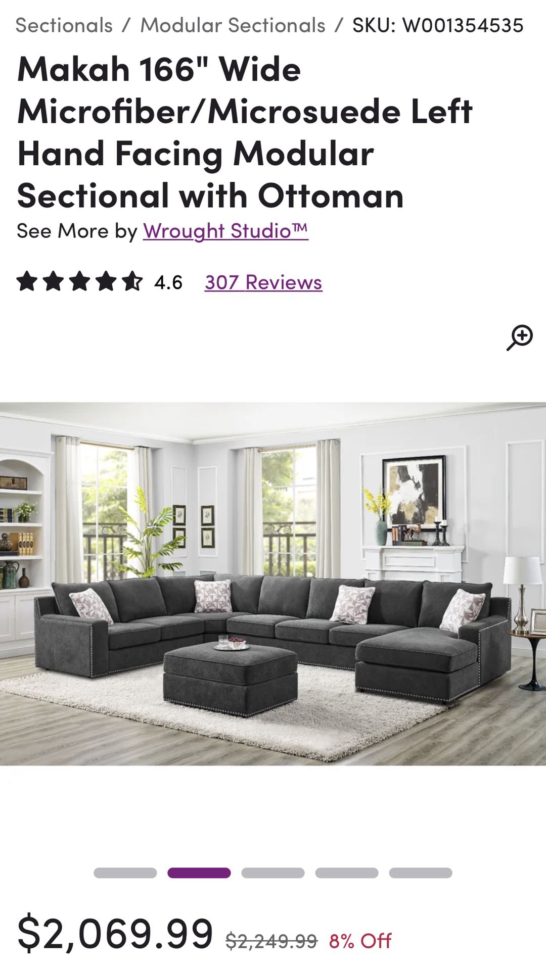 Makah 166 on sale modular sectional