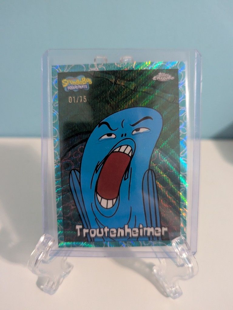 2025 Topps SpongeBob Troutenheimer /75