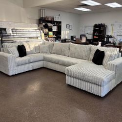 Sectional With Chaise- Take Home With $25