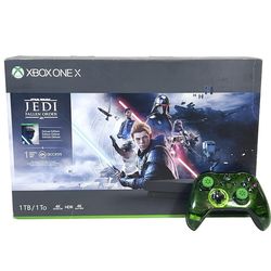 Microsoft Xbox One X 1TB Star Wars Jedi: Fallen Order Console Deluxe Edition