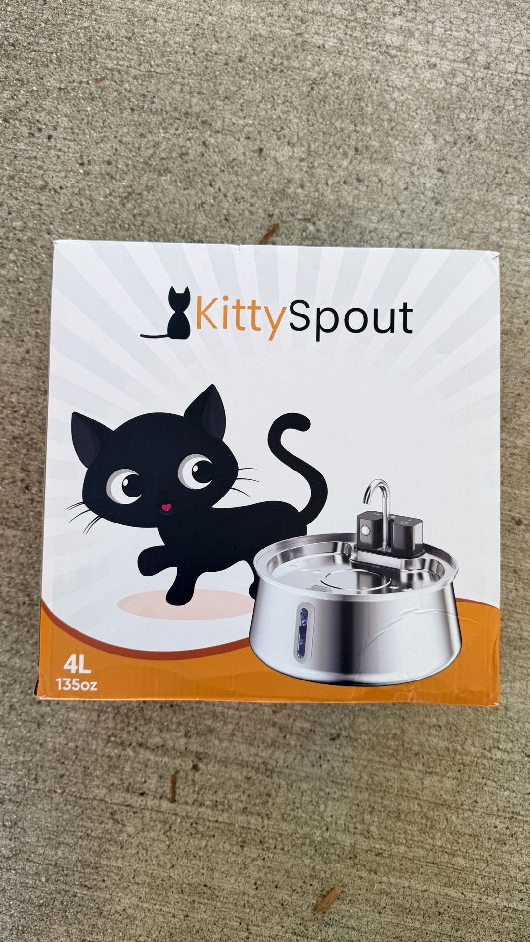Kitty Spout Water Fountain Electronic
