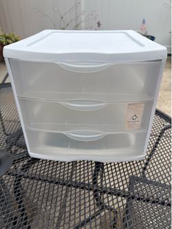 Sterilite 3 Drawer Storage Organizer