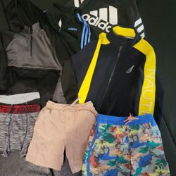 BOYS MEDIUM LOT SIZE 8 (8 ITEMS) ADIDAS NAUTICA