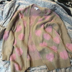 NWOT Cardigan Size Medium But Fits Like A Large 