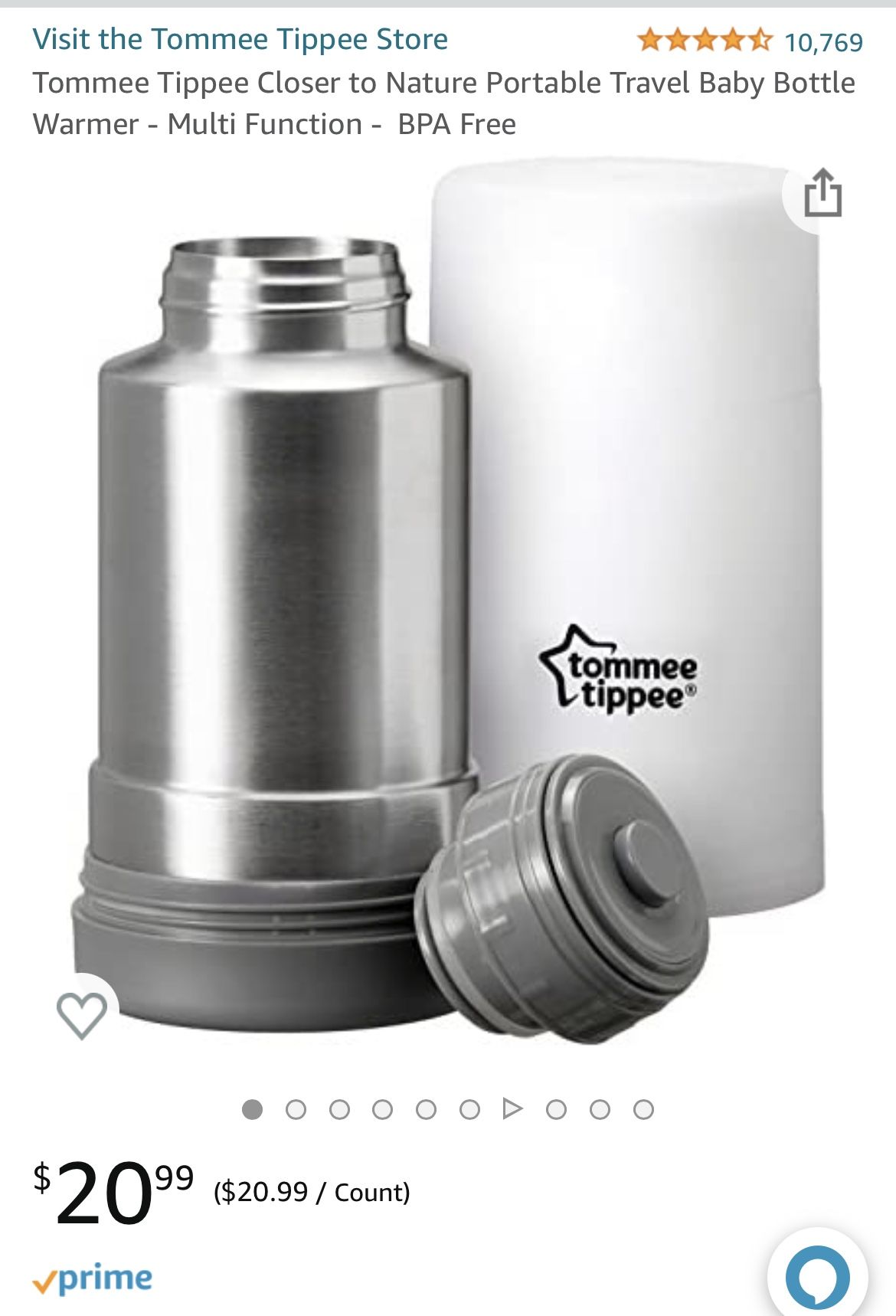 Tommee Tippee Baby Bottle Warmer
