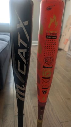 Marucci CAT and Easton Hype Fire Baseball Bats