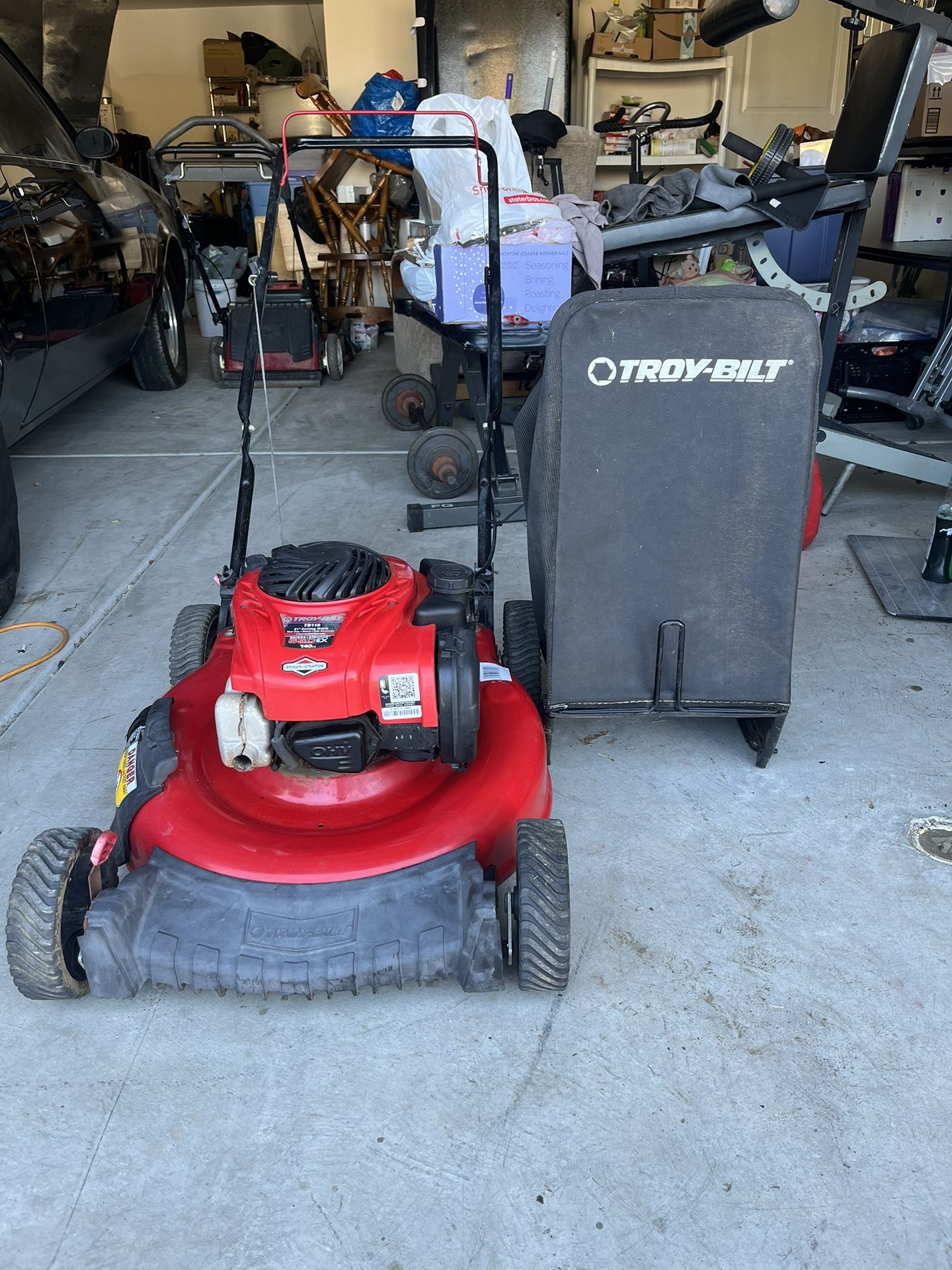 Troy Bilt TB110 21” Lawn Mower / Bag / Mulch / Fresh Tune up / Easy Start