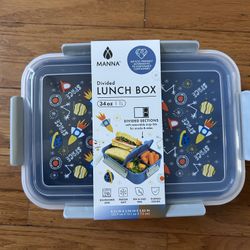 NWT Manna Divided Lunch Box
