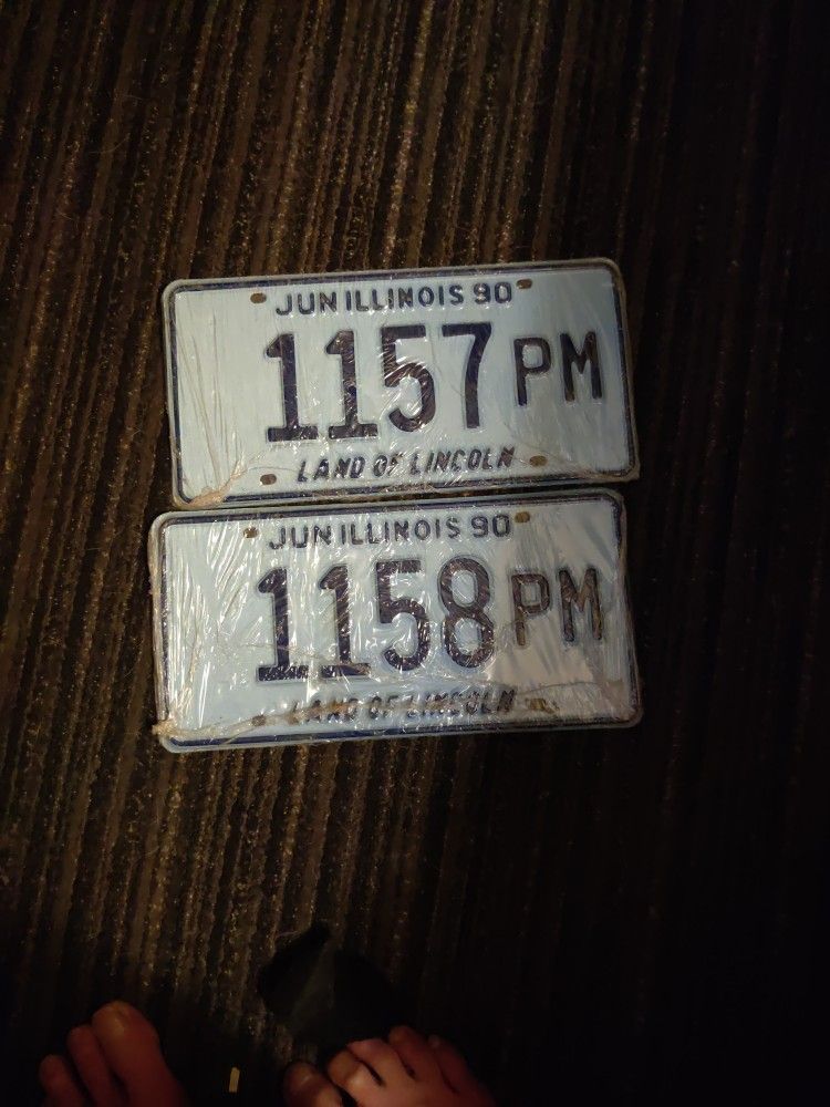 2 Sets Of ILL Plates (4 Total)