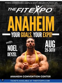 Oc Anaheim fit expo Sunday ticket