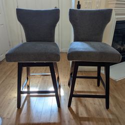 Kislot Modern 360 Swivel Barstools
