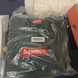 Supreme Pine Green Box Logo Crewneck