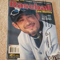 New! Beckett Baseball Card Monthly December 2001 Issue #201 Ichiro