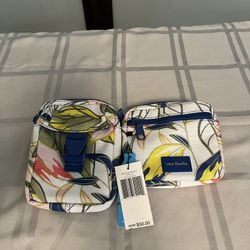 Brand New Vera Bradley Reactive Belt Bag Slim Rainforest Canopy Crossbody Pack